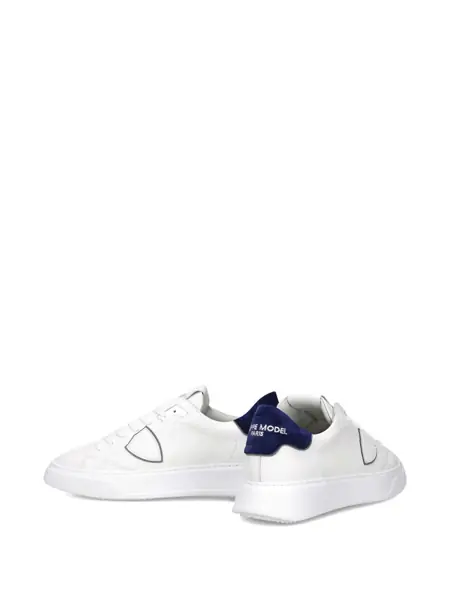 Sneakers Philippe Model Philippe Model Leather Sneakers WHITE/BLU Barbati (BM 18902262) 5