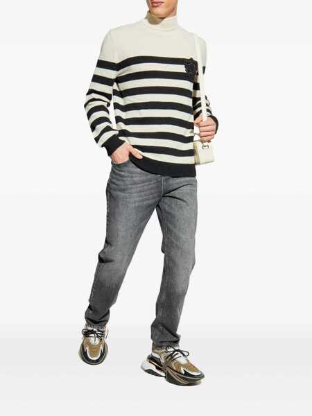 Pulovere Balmain Balmain Marinire Sweater Multicolor Barbati (BM 18902790) 2