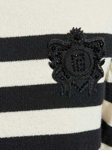 Pulovere Balmain Balmain Marinire Sweater Multicolor Barbati (BM 18902790) 5