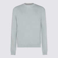 Pulovere Jil Sander Light Blue Knitwear Barbati