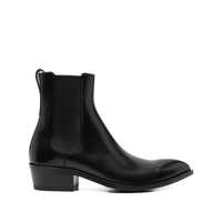 Bocanci Tom Ford Burnished Leather Chelsea Boots Shoes Barbati