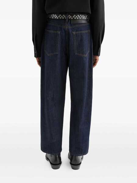 Blugi Jil Sander Jil Sander Jean Cotton Diagonal BLUE Barbati (BM 18903207) 4