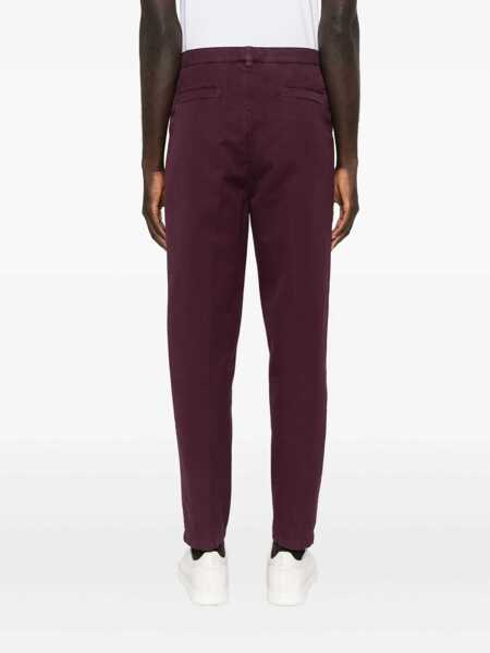 Pantaloni Brunello Cucinelli Brunello Cucinelli Cotton Trousers PURPLE Barbati (BM 18903522) 4