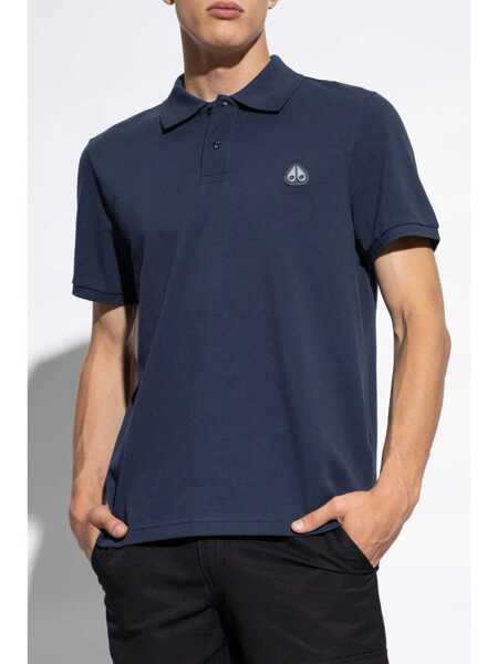 Camasi Moose Knuckles Moose Knuckles T-Shirts And Polos BLUE Barbati (BM 18903528) 3