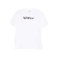 Tricouri Off-White Bookish Flowers Cotton T-Shirt Femei