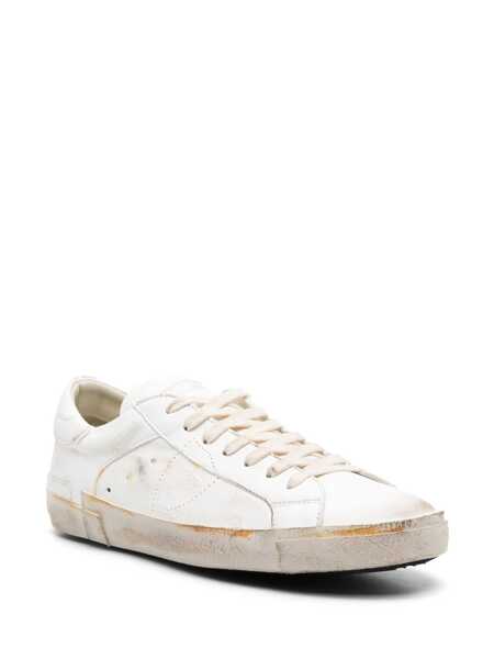 Sneakers Philippe Model Philippe Model Calfskin Sneakers WHITE Barbati (BM 18904002) 2