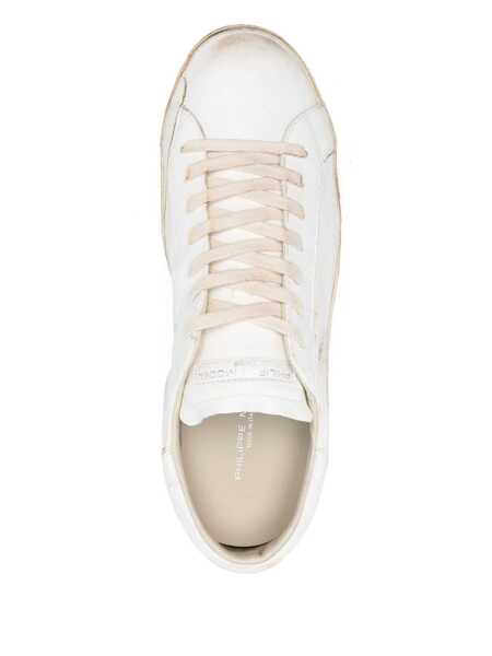 Sneakers Philippe Model Philippe Model Calfskin Sneakers WHITE Barbati (BM 18904002) 4
