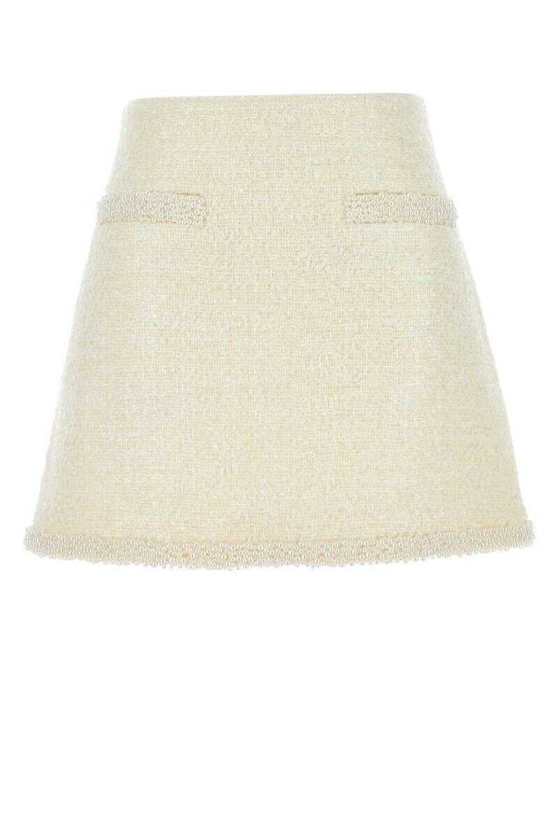 Fuste Self-Portrait Self-Portrait Skirts Beige Femei (BM 18904059) 1