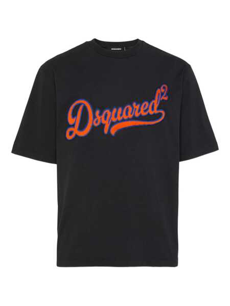 Topuri DSQUARED2 DSQUARED2 T-Shirts And Polos Black Barbati (BM 18904122) 1