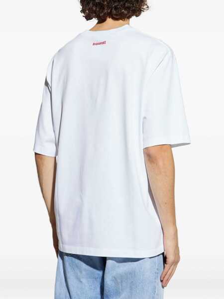 Topuri DSQUARED2 DSQUARED2 T-Shirts And Polos WHITE Barbati (BM 18904137) 4