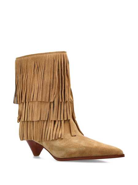 Bocanci Michael Kors JAYLA HEELED BOOTIE Brown Femei (BM 18904590) 2