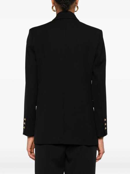 Paltoane Elisabetta Franchi WOMENS JACKET Black   Femei (BM 18904644) 4