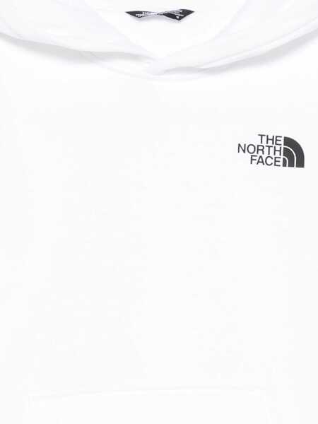 Bluze de trening The North Face Kids TEEN BOX NSE REGULAR HOODIE TNF WHITE/TNF BLACK White Fete (BM 18904662) 3