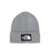 The North Face Kids TNF LOGO BOX CUFFED BEANIE TNF MEDIUM GREY HEATHER Gray