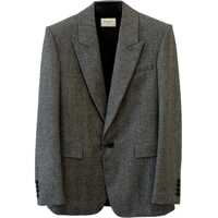 Sacouri Prince de Galles wool flannel Blazer Barbati