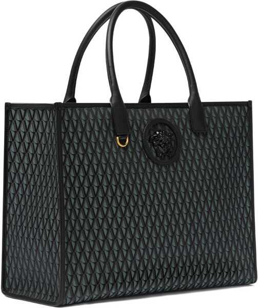 Genti de mana Versace La Medusa Tote Bag BLACK BLACK VERSACE GOLD Femei (BM 18904774) 4