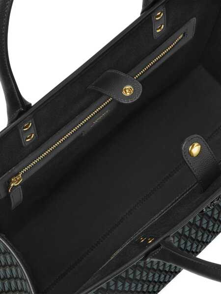 Genti de mana Versace La Medusa Tote Bag BLACK BLACK VERSACE GOLD Femei (BM 18904774) 5