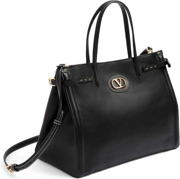 Genti de mana Valentino Garavani Antibes medium leather Handbag NERO Femei (BM 18904777) 3