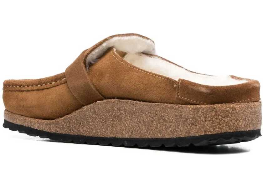 Sandale Birkenstock Buckley In Shearling BROWN Femei (BM 18904888) 3