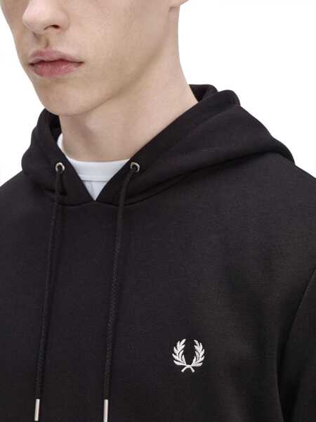 Bluze de trening Fred Perry Hoodie BLACK Barbati (BM 18904903) 3
