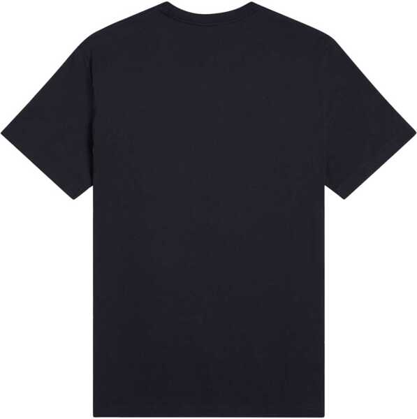 Tricouri Fred Perry Cotton T-Shirt BLUE Barbati (BM 18904909) 2