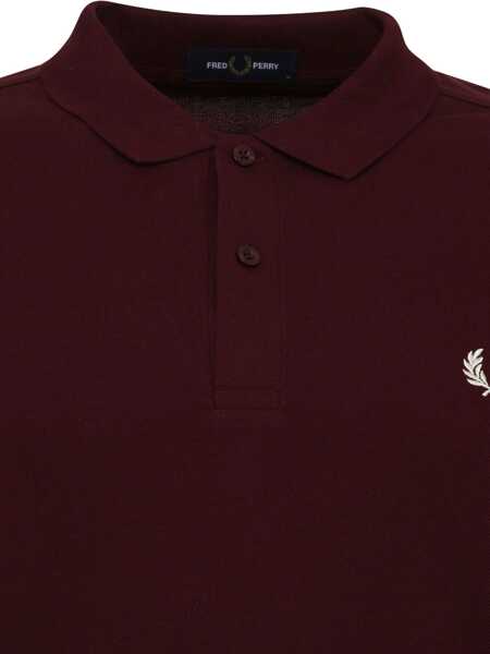 Tricouri Polo Fred Perry Cotton Polo BORDEAUX Barbati (BM 18904924) 4