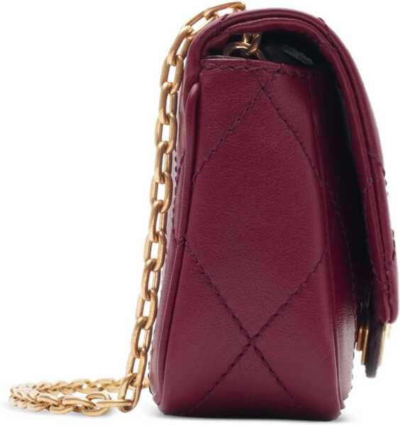 Genti de mana Burberry Strand Pouch With Chain BORDEAUX Femei (BM 18904972) 3