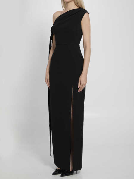 Rochii elegante SOLACE LONDON Irina Maxi Dress BLACK Femei (BM 18904975) 2