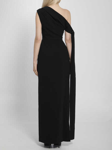 Rochii elegante SOLACE LONDON Irina Maxi Dress BLACK Femei (BM 18904975) 4