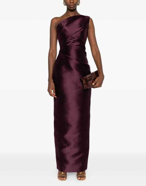 Rochii elegante SOLACE LONDON Kira Maxi Dress PURPLE Femei (BM 18904996) 2