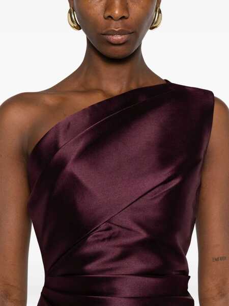 Rochii elegante SOLACE LONDON Kira Maxi Dress PURPLE Femei (BM 18904996) 5