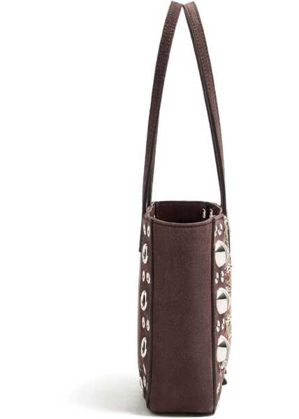 Genti de mana Valentino Garavani Nellcote Mini Shopping Bag BROWN Femei (BM 18905014) 4