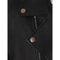 Geci de piele Dama - Geci de piele Saint Laurent Leather Jacket BLACK Femei (BM 18905071) - B-mall.ro
