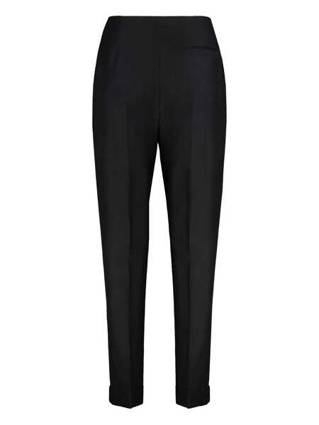 Pantaloni casual Alberta Ferretti Alberta Ferretti Wool And Silk Pants Black Femei (BM 18905673) 2