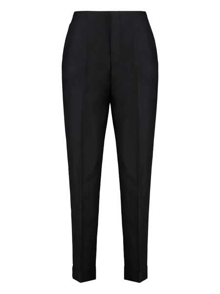 Pantaloni casual Alberta Ferretti Alberta Ferretti Wool And Silk Pants Black Femei (BM 18905673) 1