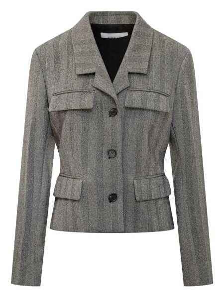 Geci Salvatore Ferragamo Salvatore Ferragamo Ferragamo Grey Wool Jacket GREY Femei (BM 18905991) 1