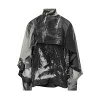 Bluze Salvatore Ferragamo Ferragamo Silk Blouse With Palm Print Femei