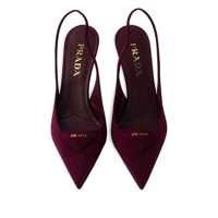 Pantofi cu toc Prada Dama - Pantofi cu toc Prada Prada Patent Leather Slingback Pumps Red Femei (BM 18906156) - B-mall.ro