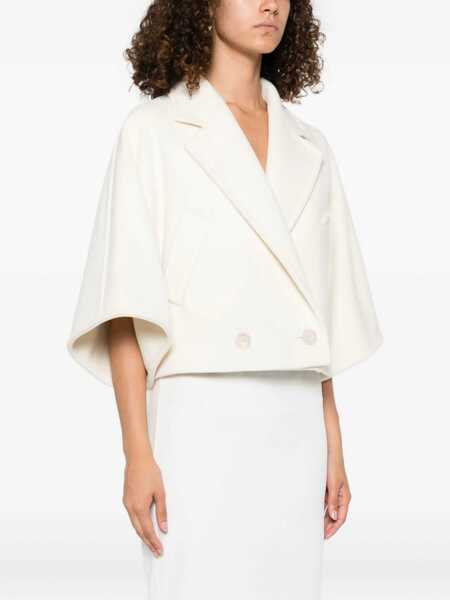 Paltoane Max Mara Max Mara Coats WHITE Femei (BM 18906336) 3