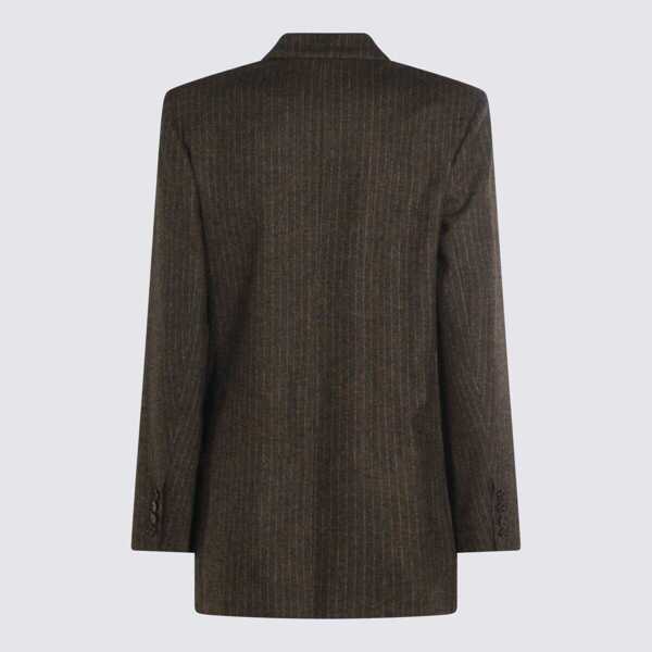 Sacouri Isabel Marant Isabel Marant Dark Brown Wool Jevima-Gz Blazer DARK BRONZE Femei (BM 18906441) 2