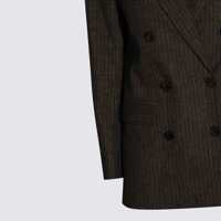 Imbracaminte Isabel Marant Dama - Sacouri Isabel Marant Isabel Marant Dark Brown Wool Jevima-Gz Blazer DARK BRONZE Femei (BM 18906441) - B-mall.ro