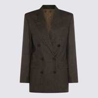 Sacouri Isabel Marant Dark Brown Wool Jevima-Gz Blazer Femei
