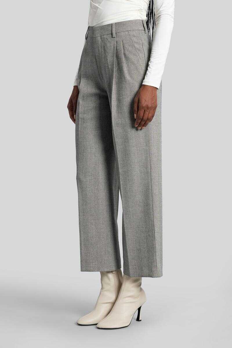 Pantaloni casual ANINE BING Anine Bing Belen Pants GREY Femei (BM 18906612) 4
