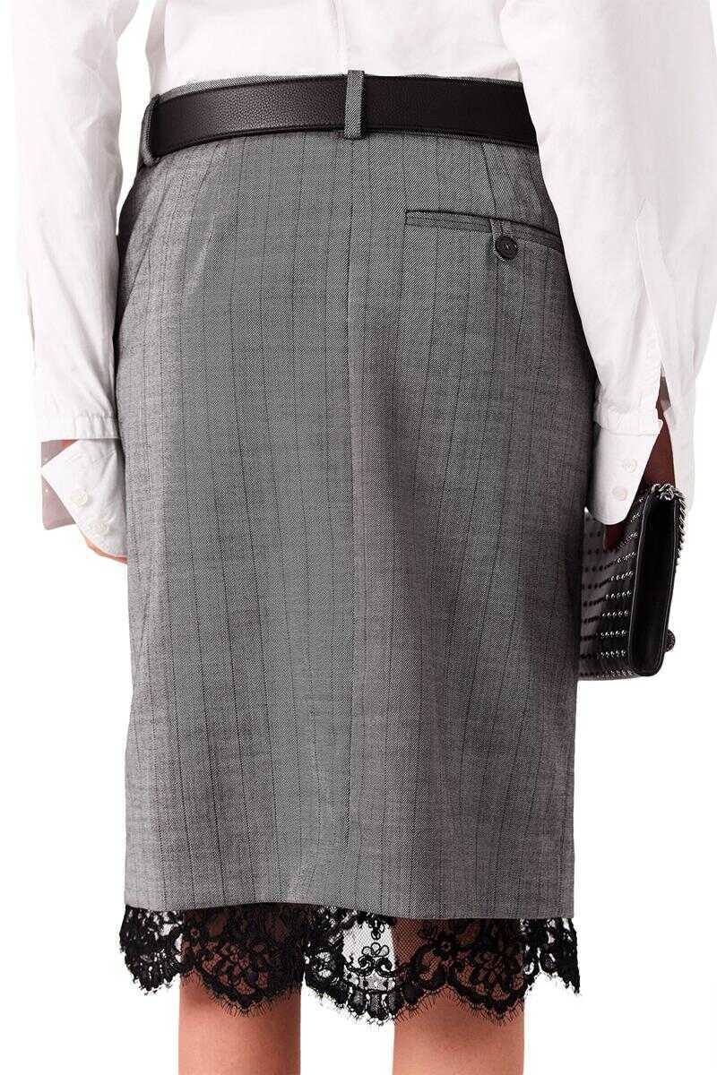 Fuste Stella McCartney Stella McCartney Skirts GREY Femei (BM 18906777) 3