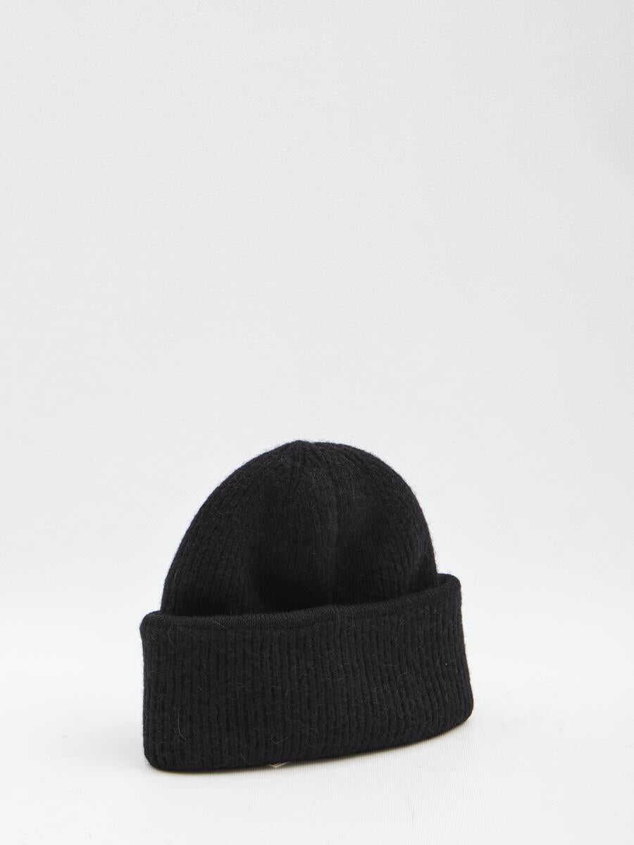 Caciuli JACQUEMUS Gros Grain Beanie Black Femei (BM 18906804) 2