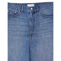 Blugi Stella McCartney Iconic Blue Wide Leg Jeans Femei