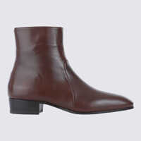 Bocanci Valentino Garavani Bark Leather Beatle Boots Barbati