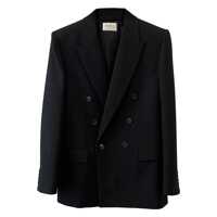 Sacouri Saint Laurent Cassandre Wool Blazer Femei
