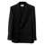 Saint Laurent Saint Laurent Cassandre Wool Blazer Black