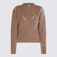 Pulovere Zanone Beige Wool Knitwear Femei